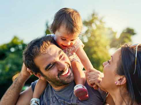 Family Playing Toddler